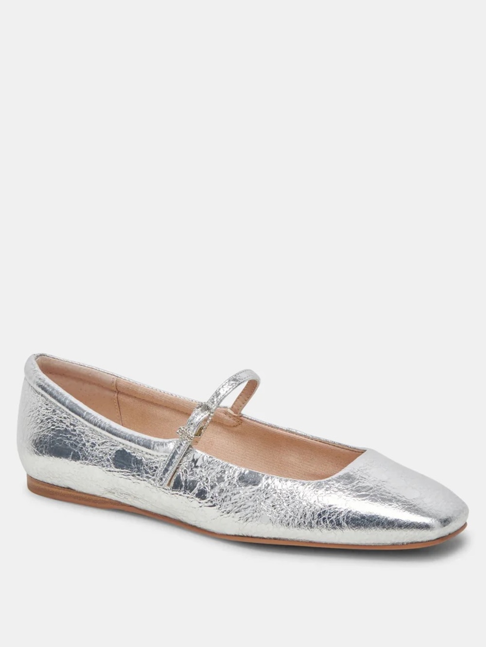 Dolce Vita Reyes Silver Ballet Flats